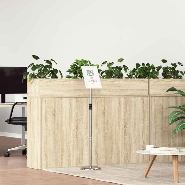 vidaXL S&yacute;ningarskj&aacute;r Silfur 25 x 25 x 125 cm Aluminium