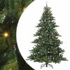 vidaXL Gervi hengdu j&oacute;latr&eacute; me&eth; 300 LED Gr&aelig;nn 240 cm PVC og St&aacute;l