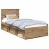 vidaXL Ramsv&iacute;k Listama&eth;ur Eik 90 x 200 cm Samsettur vi&eth;ur