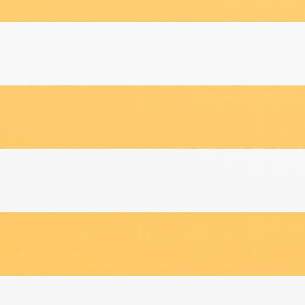 vidaXL Svalaskilr&uacute;m Hv&iacute;tt og Gult 75x300 cm Oxfordd&uacute;kur