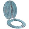 vidaXL Mj&uacute;kur loka&eth; setti fyrir salerniss&aelig;ti Bl&aacute;r 44 x 38 cm MDF bor&eth;