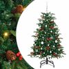 vidaXL Gervi j&oacute;latr&eacute; me&eth; 150 LED Gr&aelig;nn 150 cm PVC, Metall og Plastefni