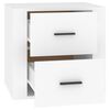 vidaXL Náttborðsskápur Hvítur 50x39x47 cm