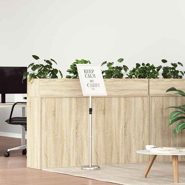 vidaXL S&yacute;ningarskj&aacute;r Silfur 25 x 25 x 125 cm Aluminium