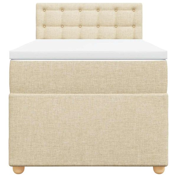 vidaXL H&oacute;lfa&eth; Springr&uacute;m me&eth; D&yacute;nu Rj&oacute;ma 80x200 cm Tauefni