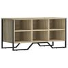 vidaXL Sk&oacute;sk&aacute;pur Sonoma Eik 90x38x45,5 cm Samsettur Vi&eth;ur