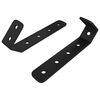 vidaXL Kr&oacute;kar 2 pcs Svartur M5 x 110 mm J&aacute;rn