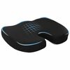 vidaXL Sessur Einfarbigur Svart 47 x 36,5 x 8 cm Minnisskum
