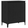 vidaXL Vi&eth;beinteyfla Svartur Eik 60 x 35 x 70 cm Samsettur vi&eth;ur