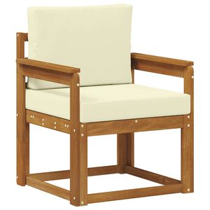 vidaXL &Uacute;tis&oacute;fi Solid Akas&iacute;uskei&eth; og P&oacute;lyester N&aacute;tt&uacute;rulegur