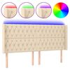 vidaXL LED H&ouml;f&eth;agafl 183x16x118/128 cm Rj&oacute;mahv&iacute;tt Efni