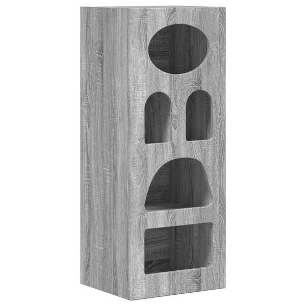 vidaXL Vi&eth;beinteyfla Gr&aacute;r Sonoma 40 x 35 x 100,5 cm Samsettur vi&eth;ur