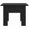vidaXL Sófaborð Svartur Eik 55 x 55 x 42 cm Samsettur viður