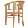 vidaXL St&oacute;ll 2 pcs Br&uacute;nn 63 x 58 x 89 cm Solid teak vi&eth;ur
