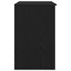vidaXL Skrifborð Svartur Eik 86x49x76 cm Hannaður viður