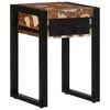 vidaXL hli&eth;arbor&eth; marglit 35x35x50 cm Solid Wood Endurunni&eth;