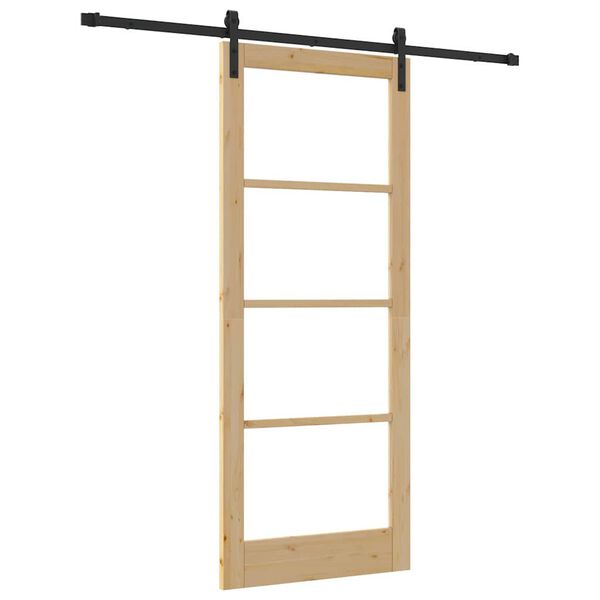 vidaXL Rennidyr ORKDAL N&aacute;tt&uacute;rulegur og svartur 86 x 211 cm