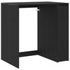 vidaXL &THORN;vottav&eacute;lask&aacute;pur Svartur Eik 87 x 60 x 89 cm Samsettur vi&eth;ur
