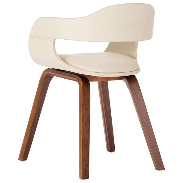 vidaXL Bor&eth;stofust&oacute;ll Rj&oacute;mahv&iacute;tt Le&eth;url&iacute;ki og Sveig&eth;ur Vi&eth;ur