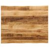 vidaXL Bor&eth;plata me&eth; N&aacute;tt&uacute;rulegum Br&uacute;num 90x80x3,8 cm Mang&oacute;vi&eth;ur