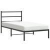 vidaXL R&uacute;mgrind &uacute;r M&aacute;lmi &aacute;n D&yacute;nu me&eth; H&ouml;f&eth;agafli Sv&ouml;rt 107x203 cm