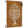 vidaXL Gar&eth;hli&eth; 85x125 cm &uacute;r corten st&aacute;li, tr&eacute;h&ouml;nnun