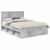 vidaXL Ramsv&iacute;k me&eth; h&ouml;fu&eth;gafl B&eacute;ton 140 x 190 cm Solid furuhikk