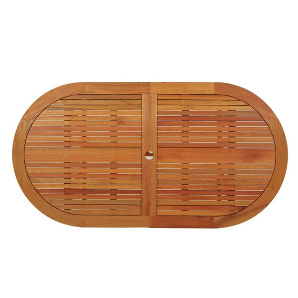 vidaXL Garðborð 160x85x75 cm Gegnheill Júkalyptusviður