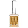 91827 vidaXL Make-up Trolley 35x29x45 cm Gold Aluminium