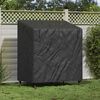 vidaXL Hl&iacute;f fyrir &uacute;tir&oacute;lu Svartur 155 x 95 x 165 cm 210D Oxford efni