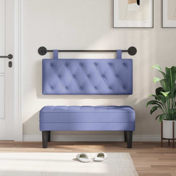 vidaXL Hengisk&aacute;li Vegghengt Jeansbl&aacute;r 110 x 55 x 7 cm d&uacute;kur