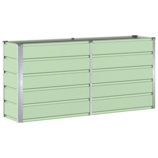 vidaXL Pl&ouml;ntuker Gr&aelig;nn 160 x 40 x 75 cm St&aacute;l