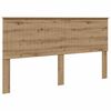 vidaXL H&ouml;f&eth;agafl me&eth; h&ouml;fu&eth;gafl Artisan Eik 180 cm Samsettur vi&eth;ur