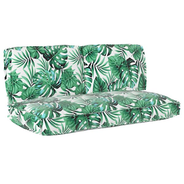 vidaXL P&uacute;&eth;asett Lauf 3 pcs Bladmyll Oxford efni