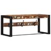 vidaXL fatahengi Marglitur 80x35x35 cm Solid Wood Endurunni&eth;