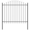 vidaXL Gar&eth;hefti 7 pcs Gr&aacute;r 170 x 190 cm Dufth&uacute;&eth;a&eth; st&aacute;l