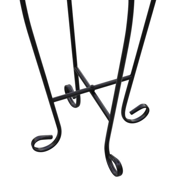 Mósaík Hliðarborð Plöntuborð Grænt Hvítt