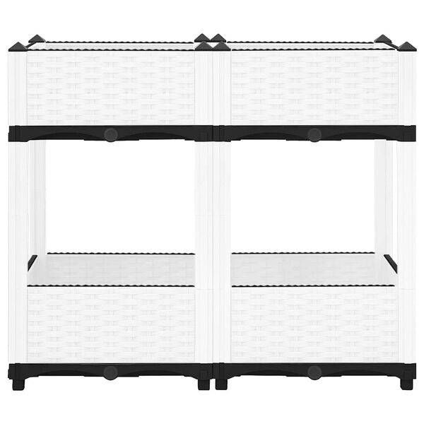 vidaXL Upph&aelig;kka&eth; Bl&oacute;maker 80x40x71 cm P&oacute;l&yacute;pr&oacute;p&yacute;len