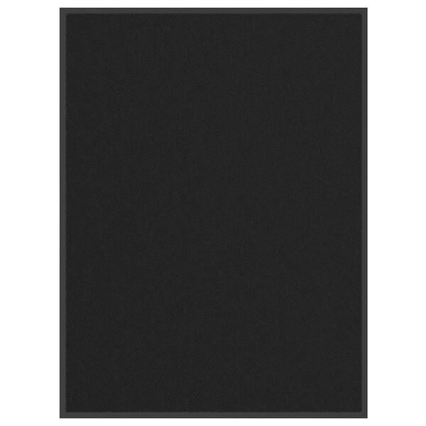 vidaXL Dyramotta Svart 80x120 cm