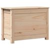 vidaXL Geymslukassi 60x32x45,5 cm Gegnheil Fura