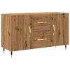 vidaXL skenkur Artisan Eik 100x36x60 cm Hanna&eth;ur vi&eth;ur