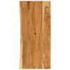 vidaXL Bor&eth;plata &aacute; Ba&eth;herbergi Gegnheill Akas&iacute;uvi&eth;ur 140x55x3,8 cm