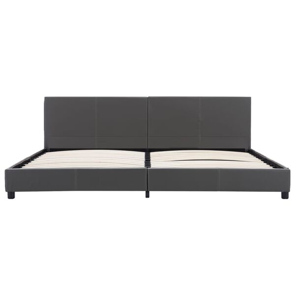 vidaXL R&uacute;mgrind Gr&aacute;tt Gervile&eth;ur 180x200 cm