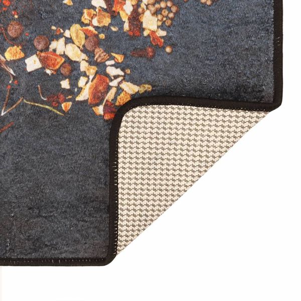 vidaXL Eldhúsmotta Marglit 60x180 cm Þvoanleg Stöm