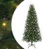 vidaXL Gervi j&oacute;latr&eacute; me&eth; 300 LED me&eth; standi Gr&aelig;nn 240 cm PE og PVC