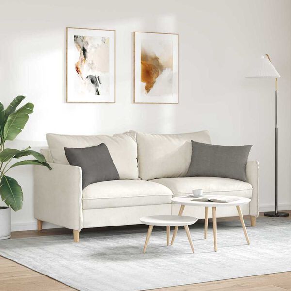 vidaXL S&oacute;fap&uacute;&eth;ar 2 pcs Lj&oacute;sgr&aacute;r 60 x 40 cm Korduroy efni