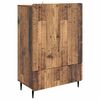 vidaXL Vi&eth;beinteyfla Gamall vi&eth;ur 66 x 34,5 x 97 cm Samsettur vi&eth;ur