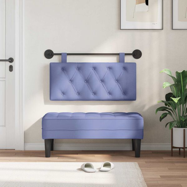 vidaXL Hengisk&aacute;li Vegghengt Jeansbl&aacute;r 100 x 55 x 7 cm d&uacute;kur