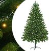 vidaXL J&oacute;latr&eacute; me&eth; 300 LED me&eth; standi Gr&aelig;nn 180 cm PE