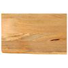 vidaXL Bor&eth;plata me&eth; N&aacute;tt&uacute;rulegum Br&uacute;num 40x20x3,8 cm Mang&oacute;vi&eth;ur